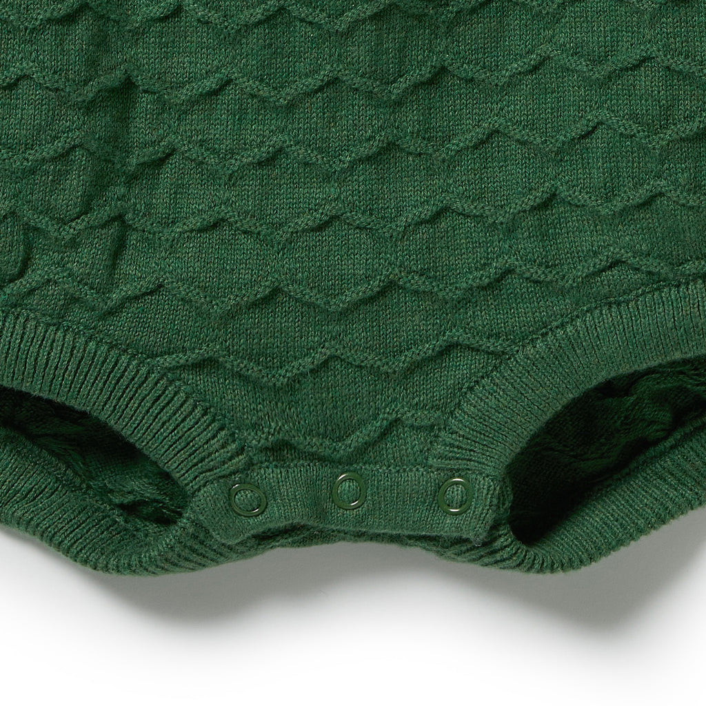 Lillipad Organic Knitted Chevron Bodysuit
