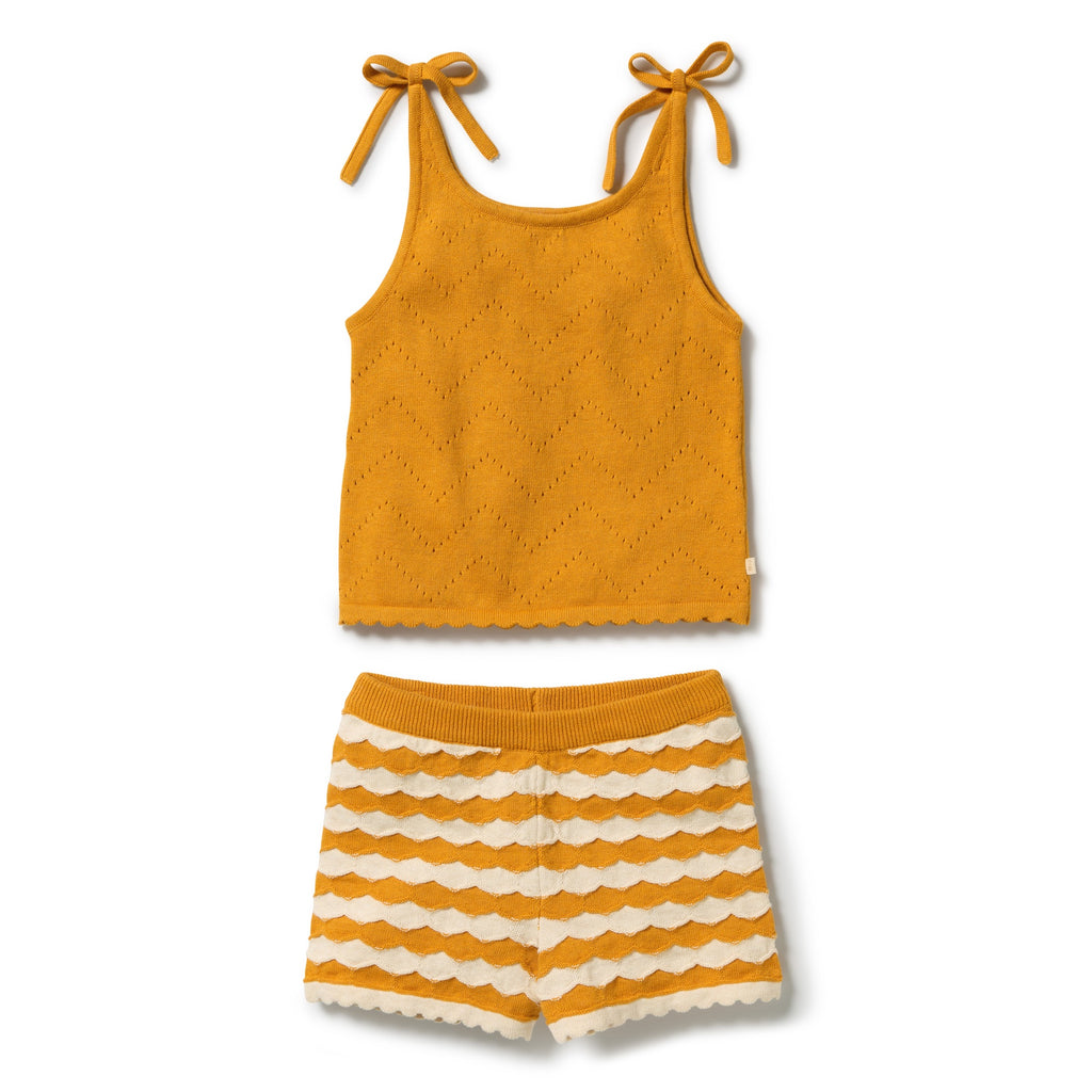 Marmalade Organic Knitted Chevron Set