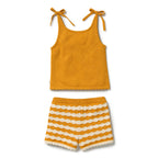 Marmalade Organic Knitted Chevron Set
