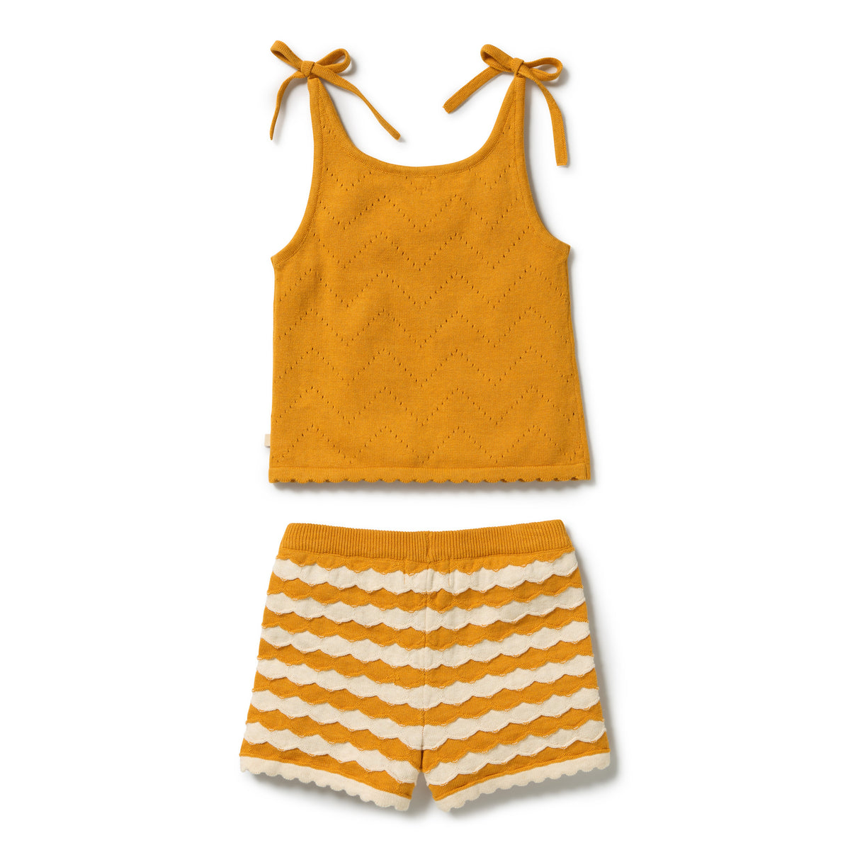 Marmalade Organic Knitted Chevron Set