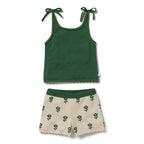 Fleur Organic Knitted Jacquard Set
