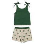 Fleur Organic Knitted Jacquard Set