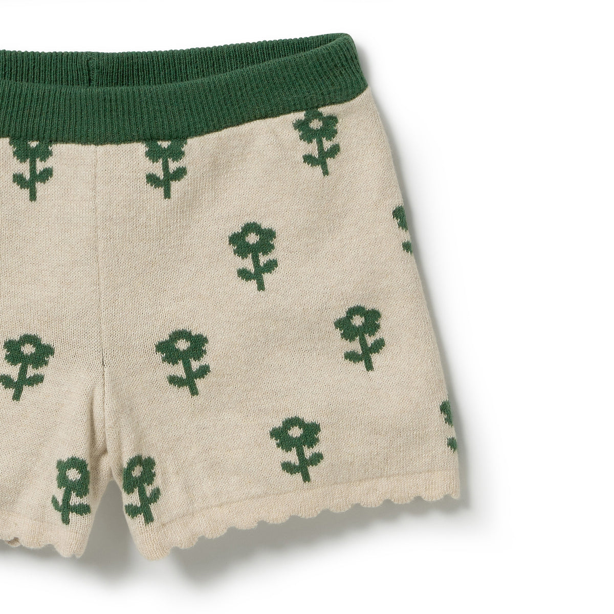 Fleur Organic Knitted Jacquard Set