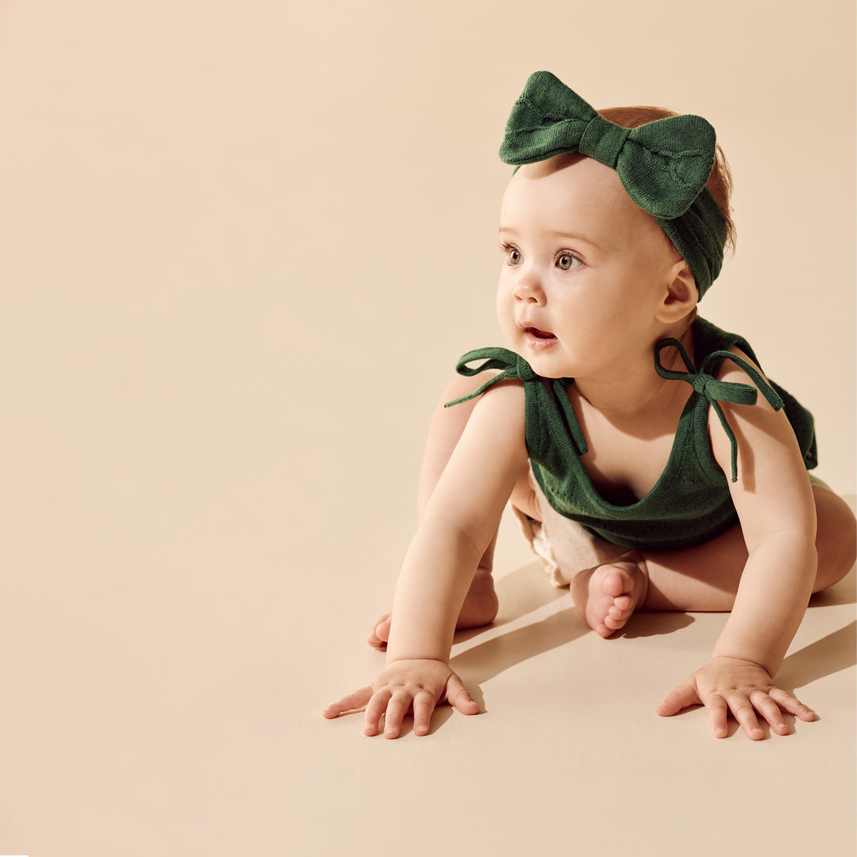 Fleur Organic Knitted Jacquard Set