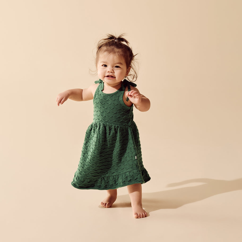 Lillipad Organic Knitted Chevron Dress