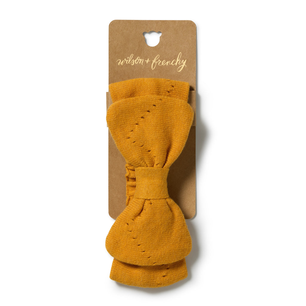 Marmalade Organic Knitted Pointelle Headband