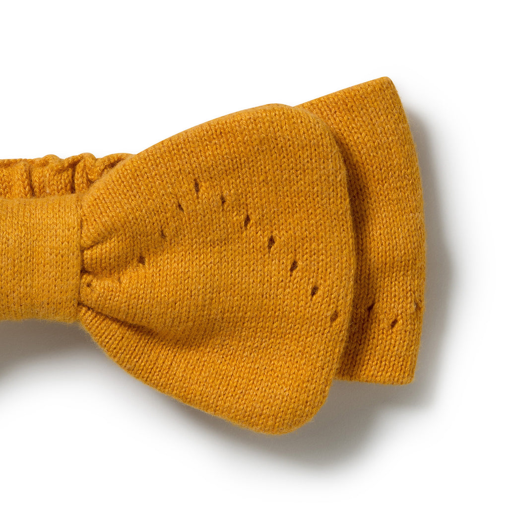 Marmalade Organic Knitted Pointelle Headband
