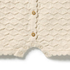 Milk Cloud Organic Knitted Chevron Growsuit