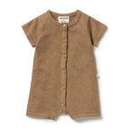 Ginger Snap Organic Knitted Pointelle Growsuit