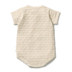 Milk Cloud Organic Knitted Chevron Bodysuit