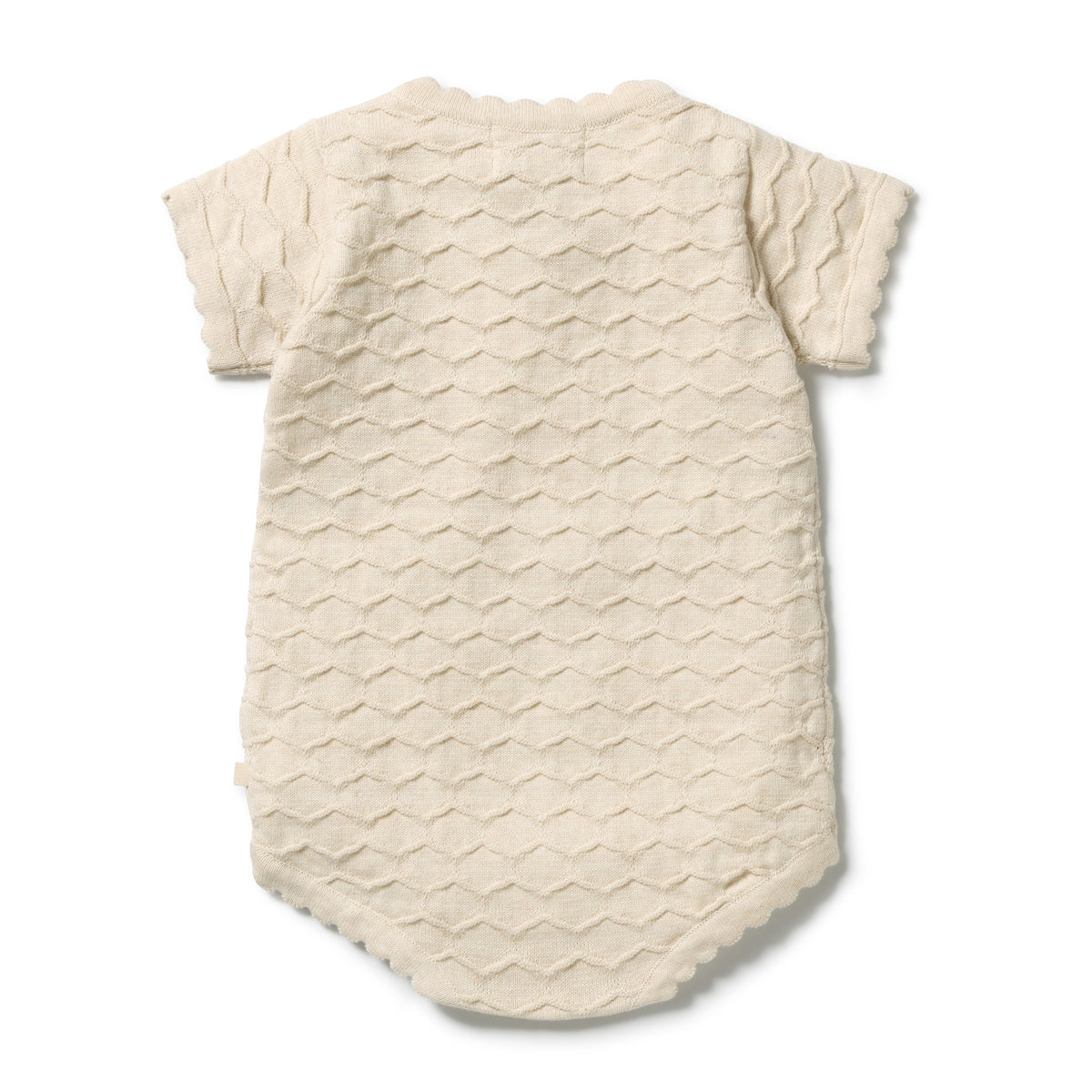 Milk Cloud Organic Knitted Chevron Bodysuit