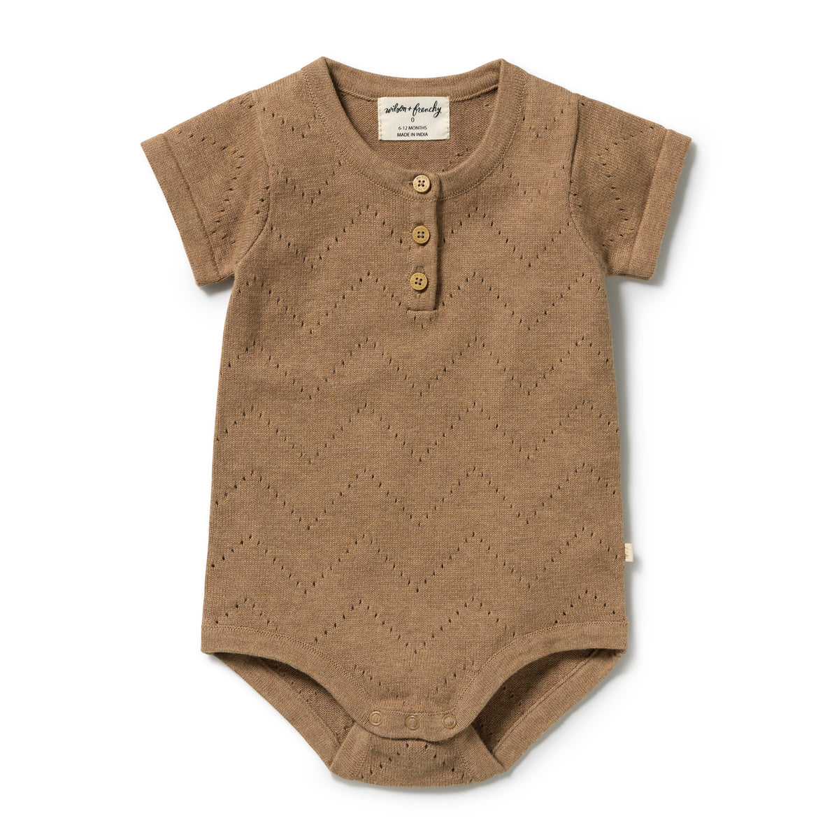 Ginger Snap Organic Knitted Pointelle Bodysuit