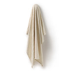 Milk Cloud Organic Knitted Chevron Blanket