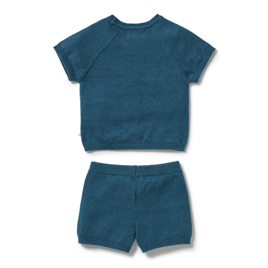 Little Croissant Organic Knitted Set