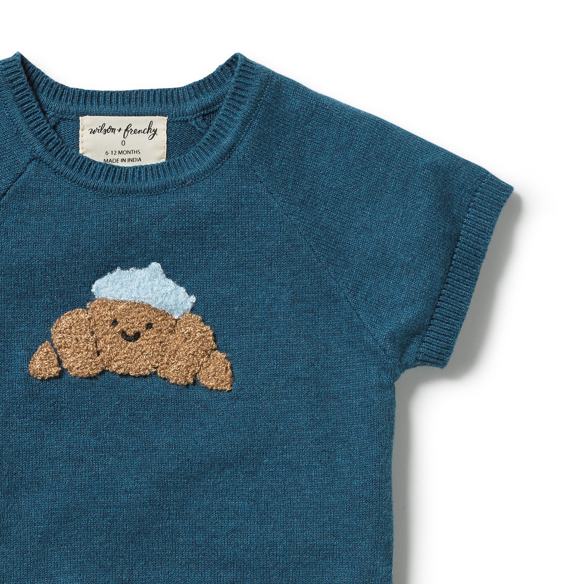 Little Croissant Organic Knitted Set