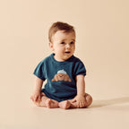 Little Croissant Organic Knitted Growsuit