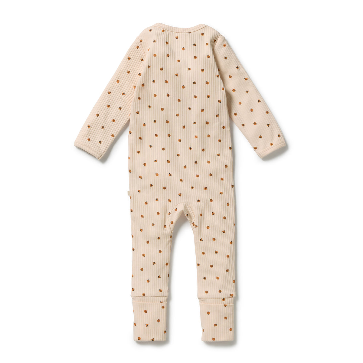 Little Lady Bugs Organic Zipsuit with Feet