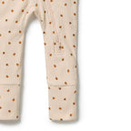 Little Lady Bugs Organic Zipsuit with Feet