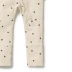 My Lucky Charm Organic Zipsuit with Feet