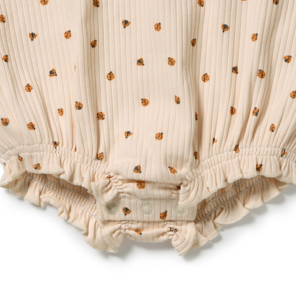Little Lady Bugs Organic Playsuit