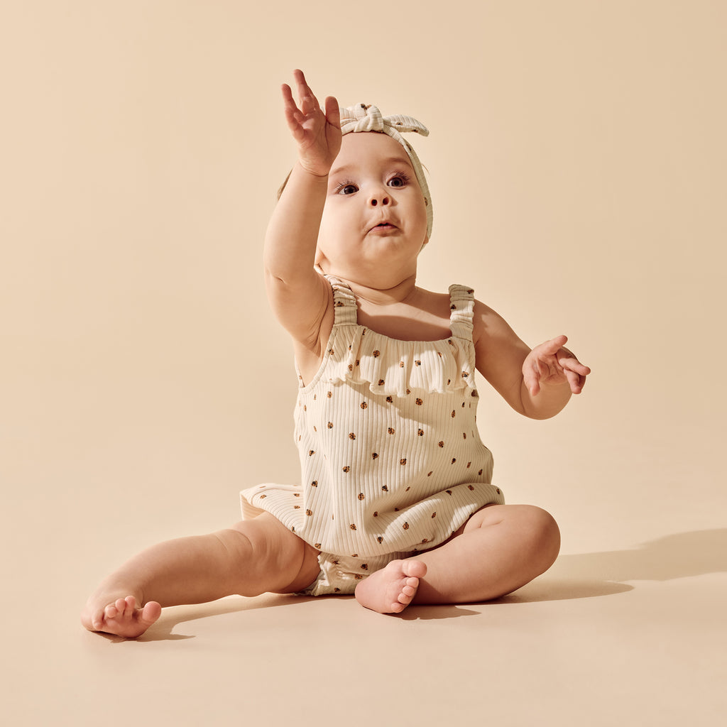 Little Lady Bugs Organic Playsuit