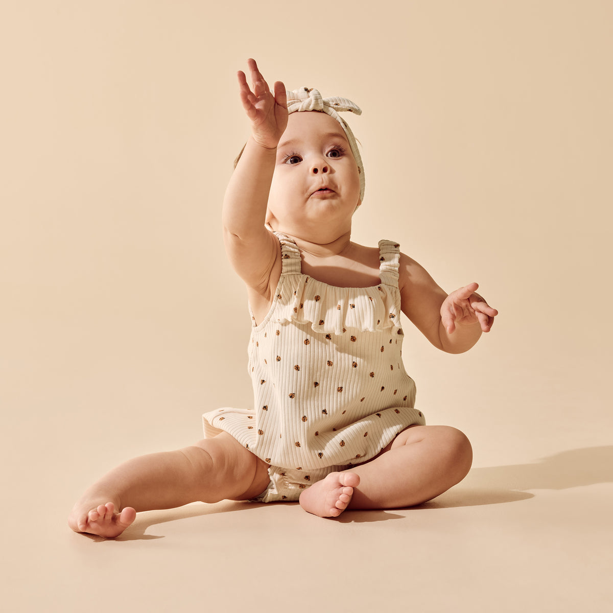 Little Lady Bugs Organic Playsuit