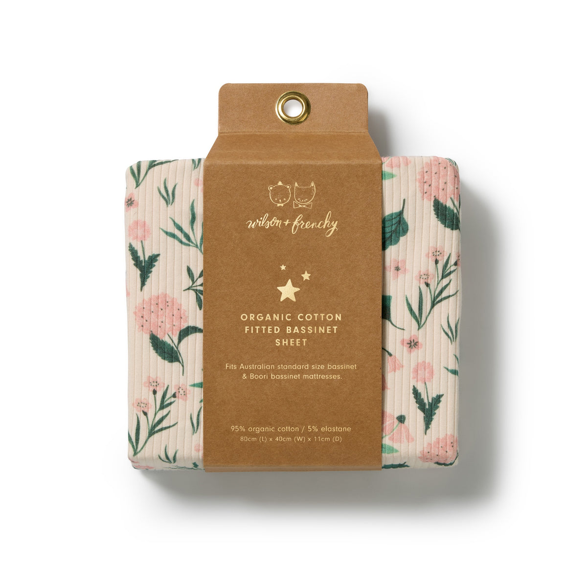 Sweet Bloom Organic Bassinet Sheet