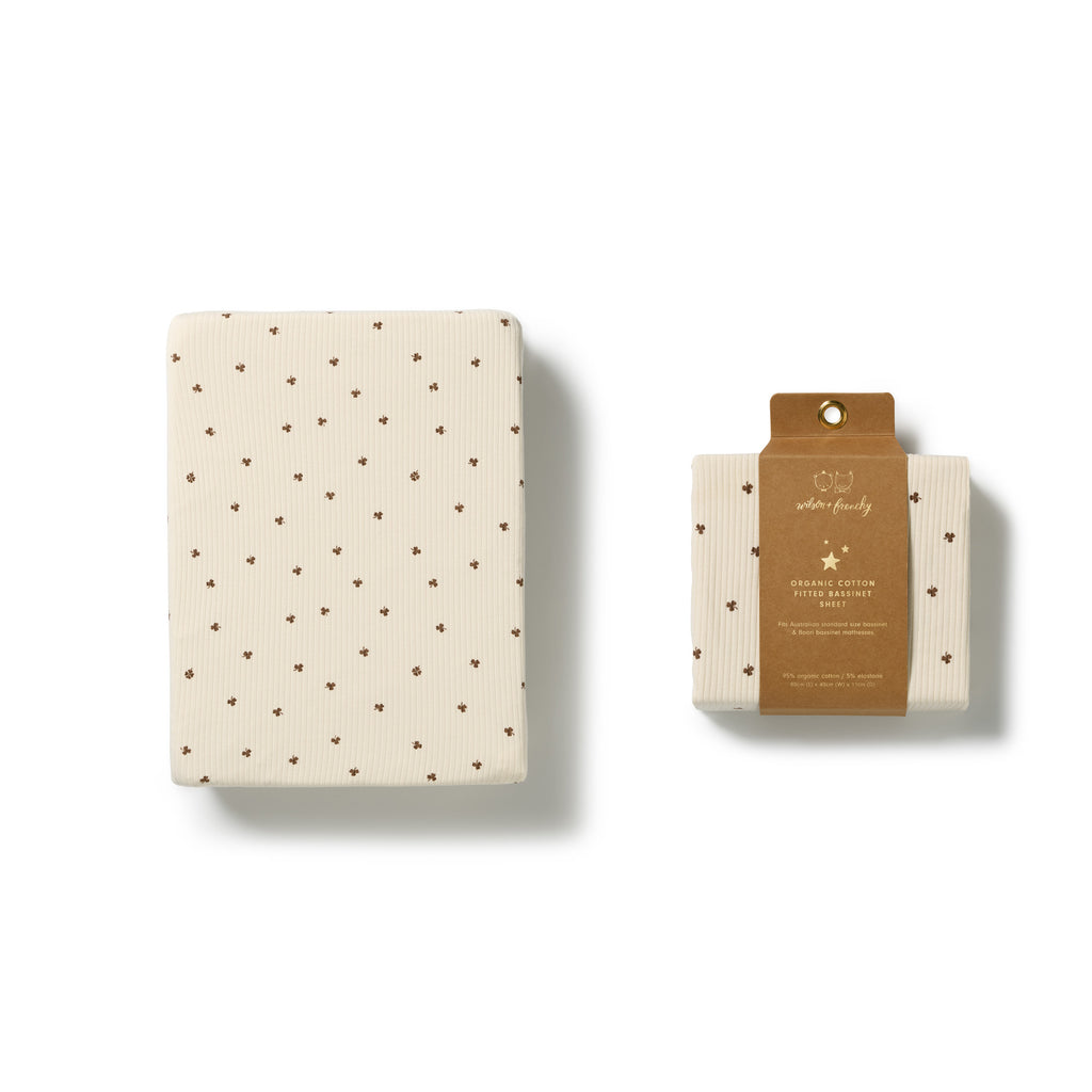 My Lucky Charm Organic Bassinet Sheet