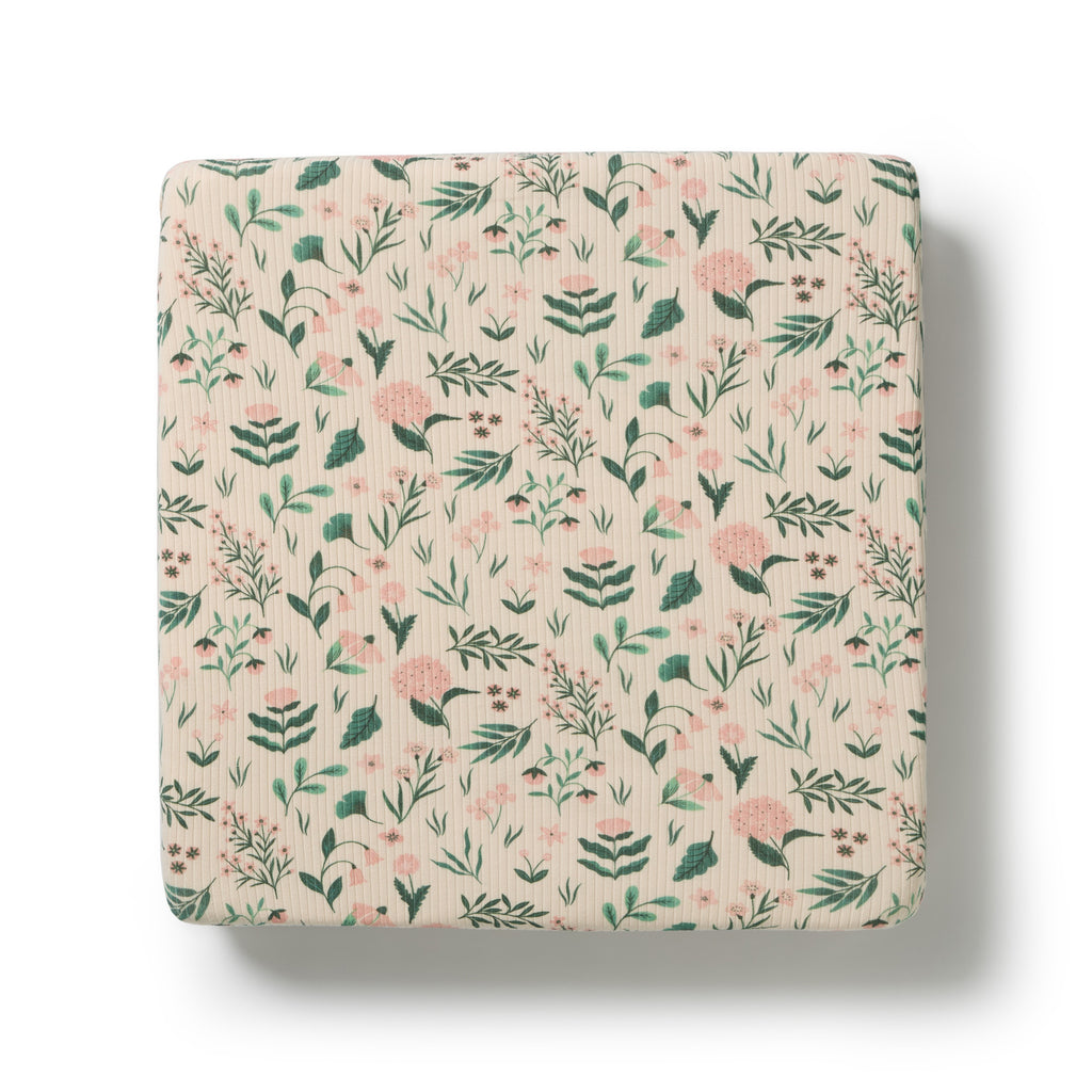 Sweet Bloom Organic Cot Sheet