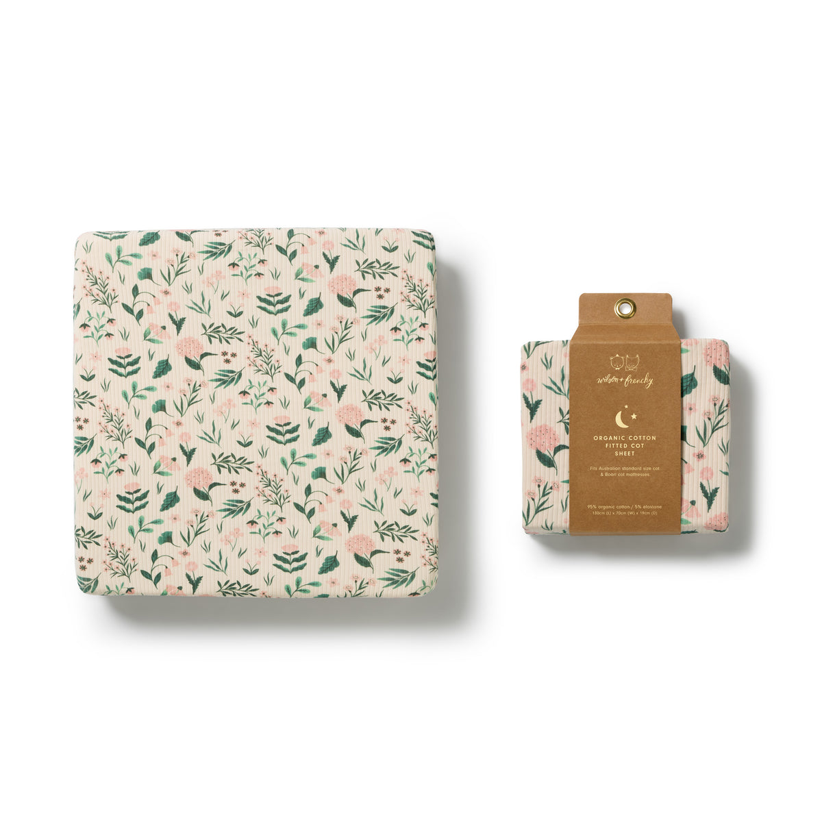 Sweet Bloom Organic Cot Sheet