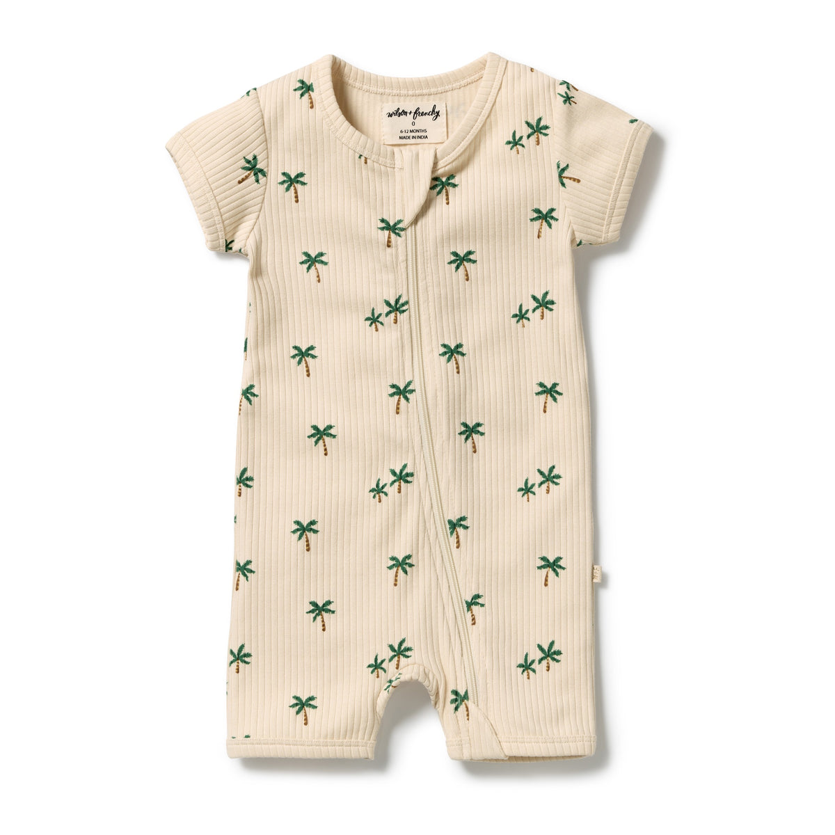 Tiny Palm Organic Boyleg Zipsuit