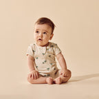 Tiny Palm Organic Boyleg Zipsuit