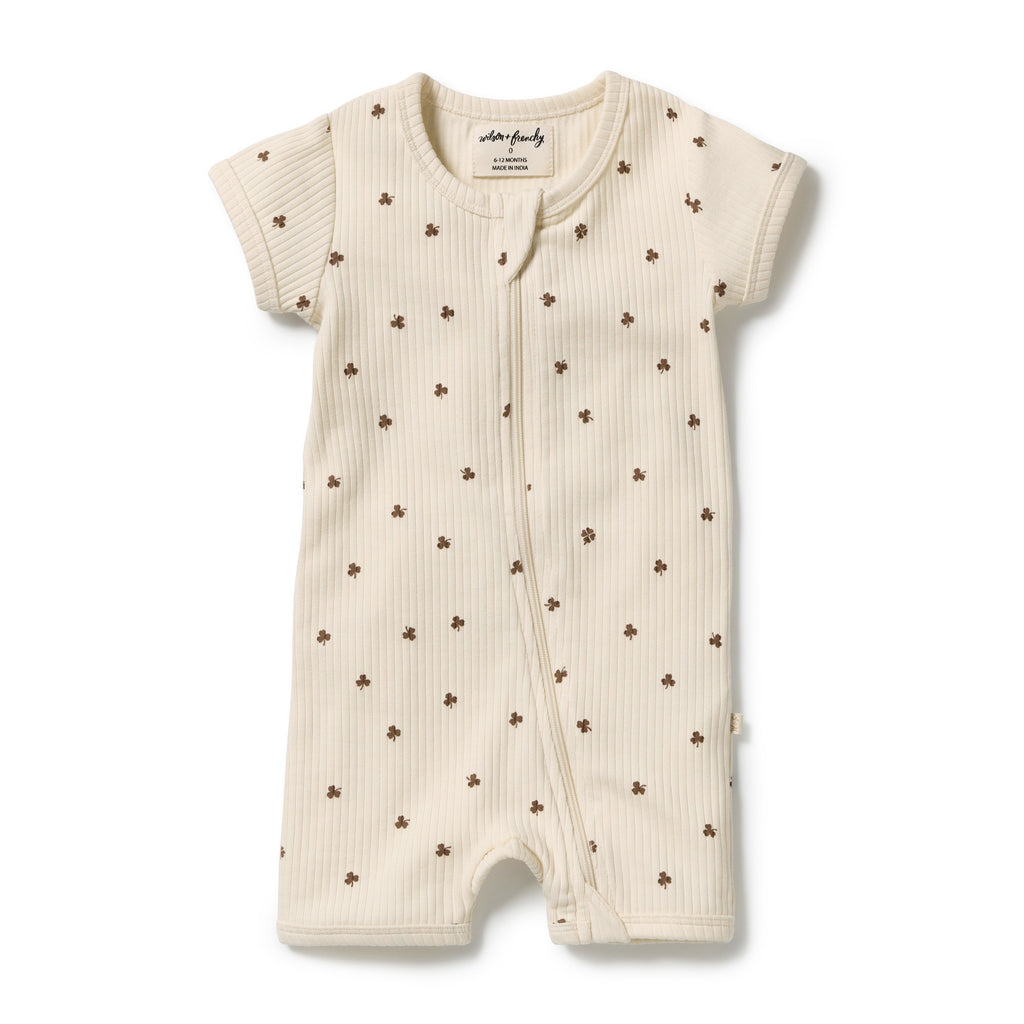 My Lucky Charm Organic Boyleg Zipsuit