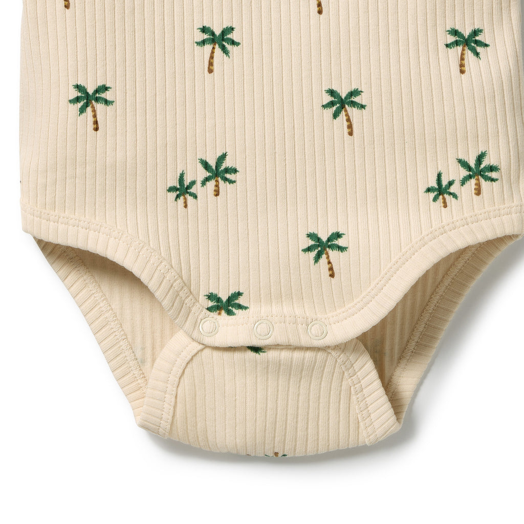 Tiny Palm Organic Bodysuit