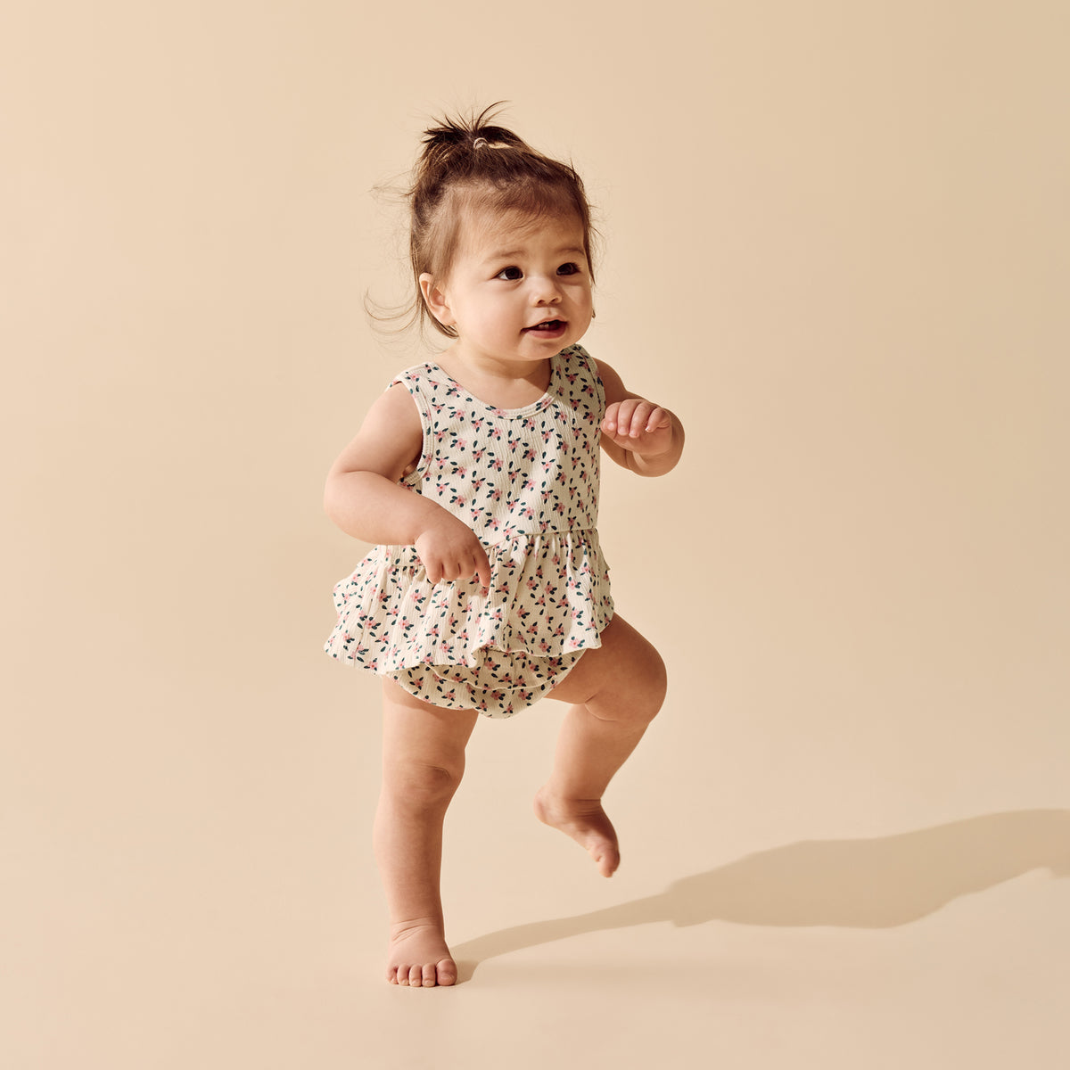 Little Blossom Organic Crinkle Ruffle Set