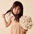 Checkerberry Organic Crinkle Ruffle Dress