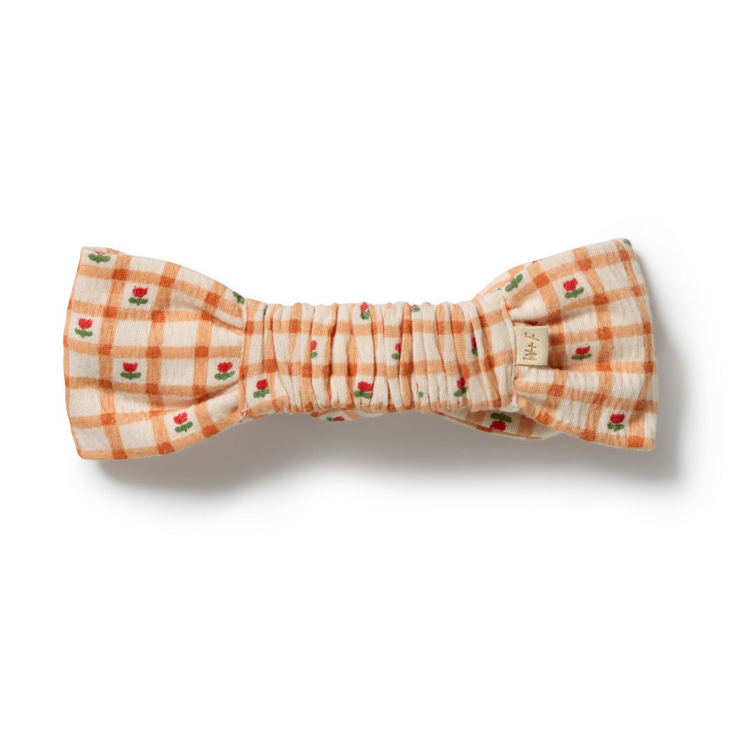 Checkerberry Organic Crinkle Headband
