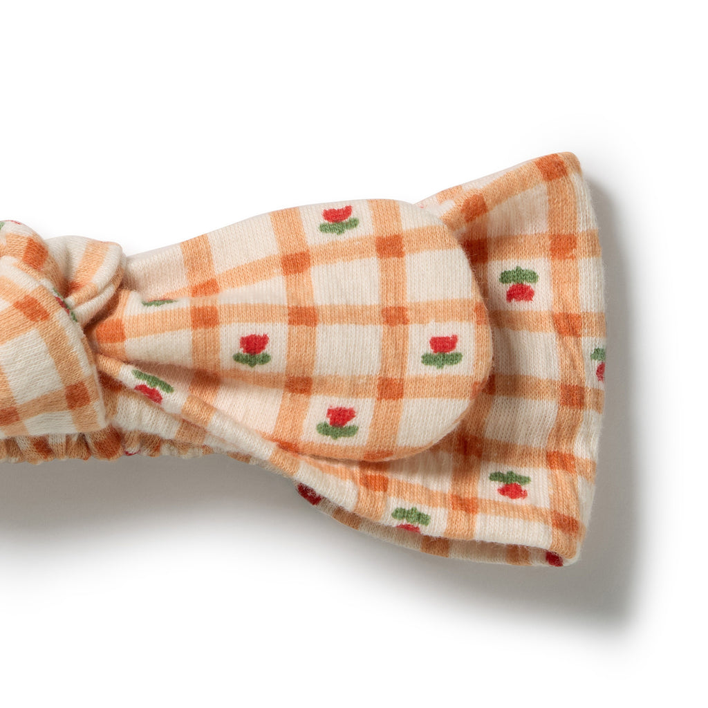 Checkerberry Organic Crinkle Headband