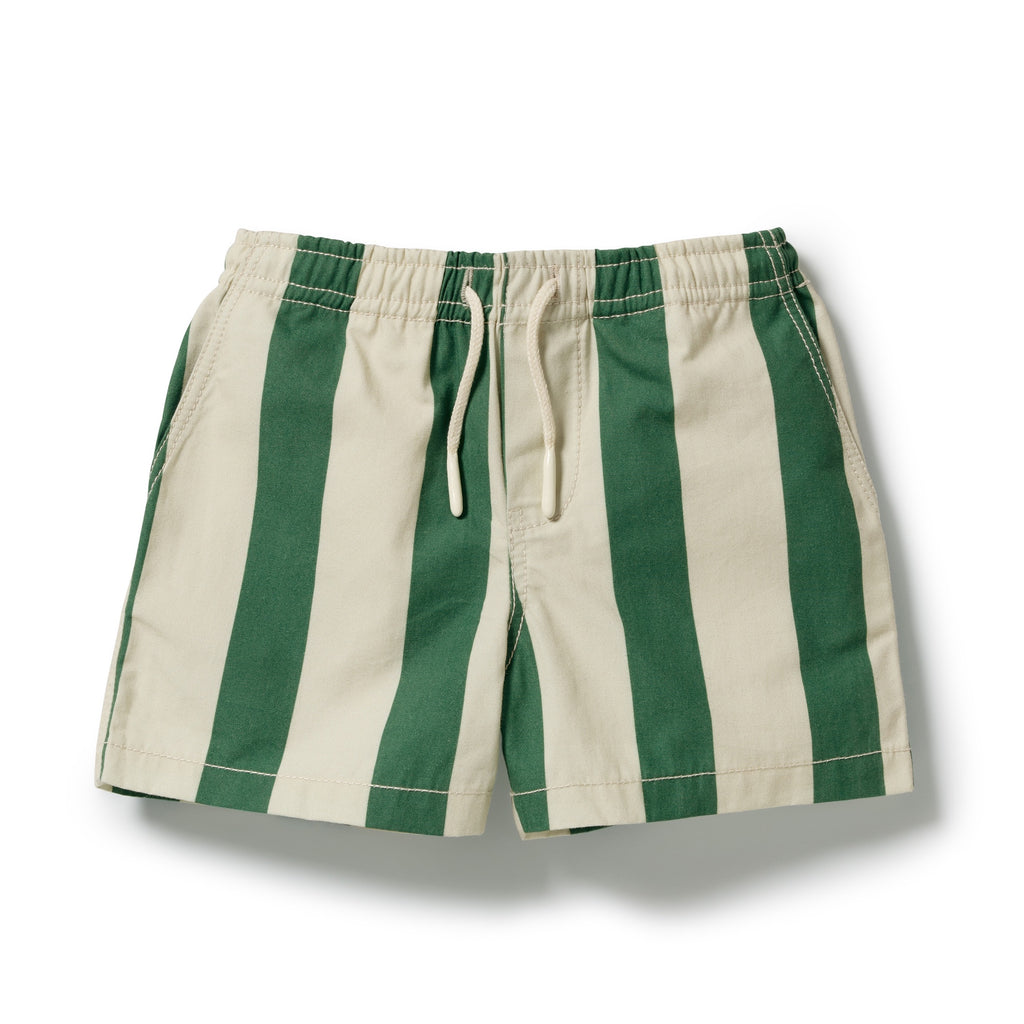 Lagoon Stripe Swim Board Short
