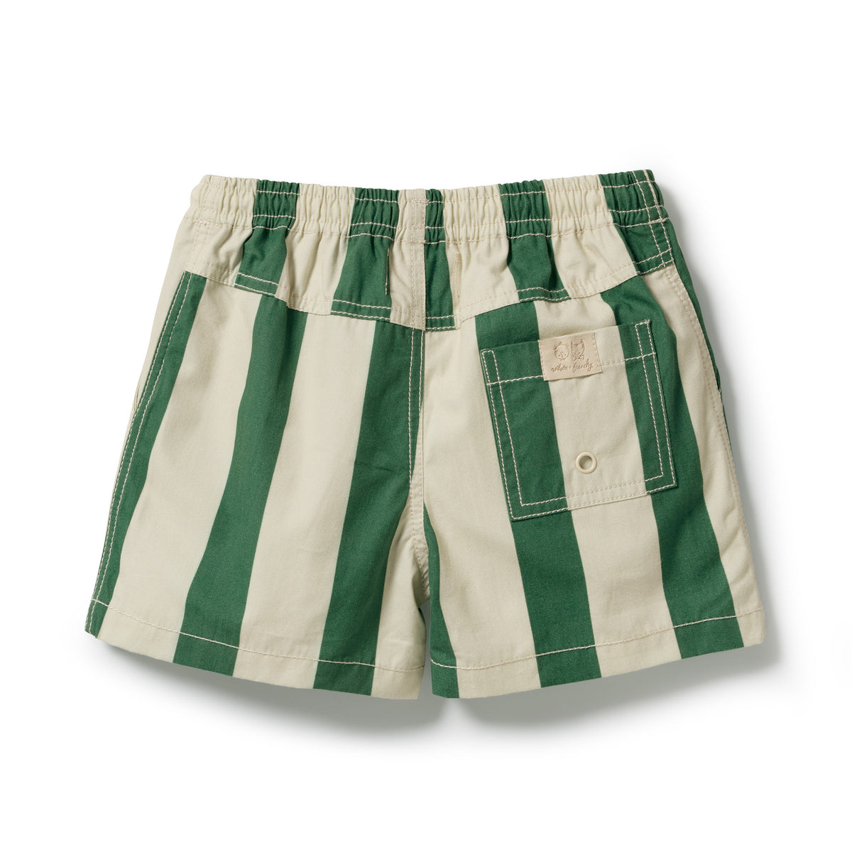Lagoon Stripe Swim Board Short