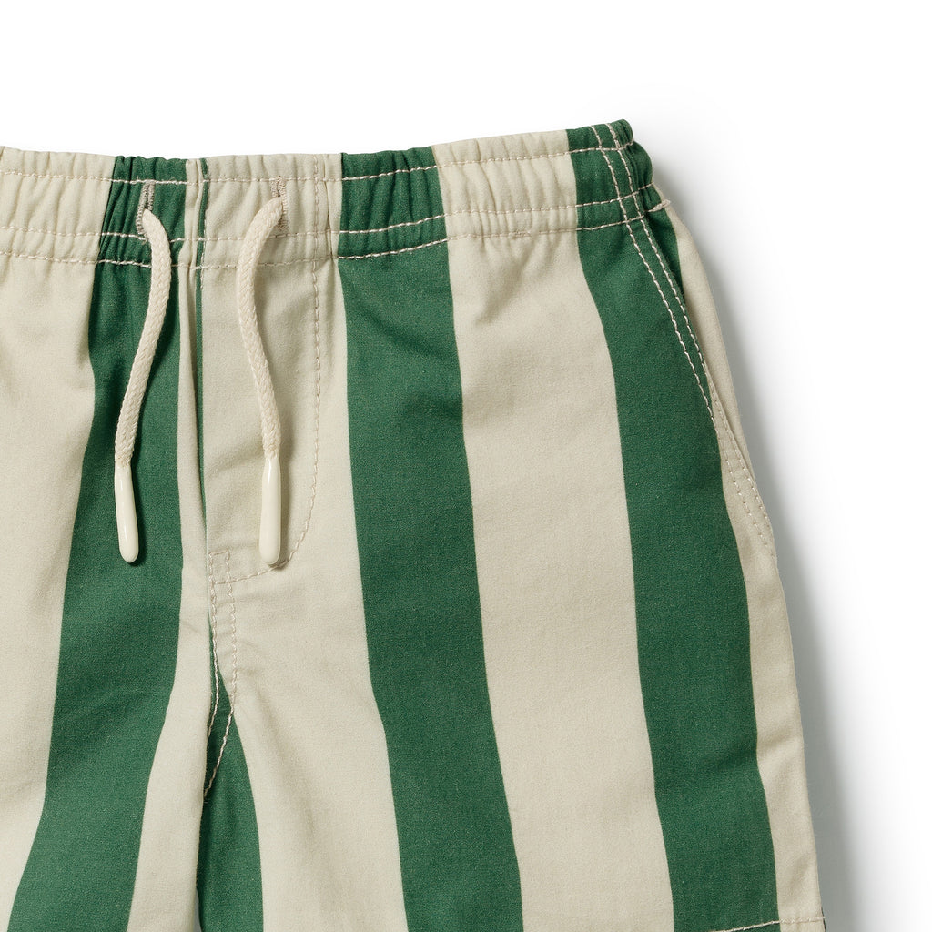 Lagoon Stripe Swim Board Short