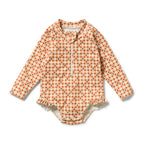 Checkerberry long sleeve Swimsuit