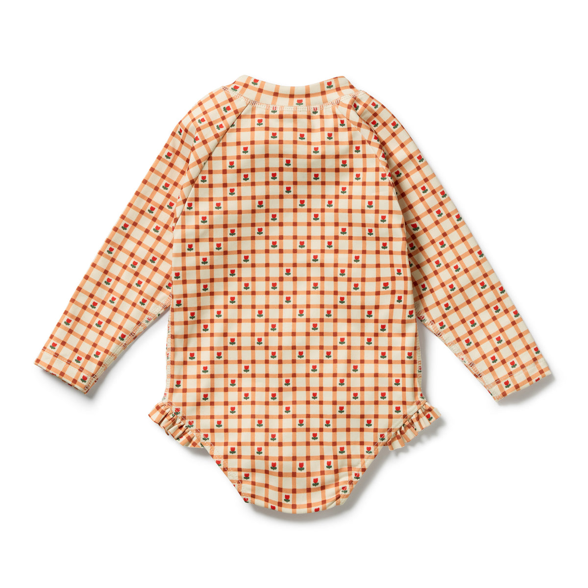 Checkerberry long sleeve Swimsuit