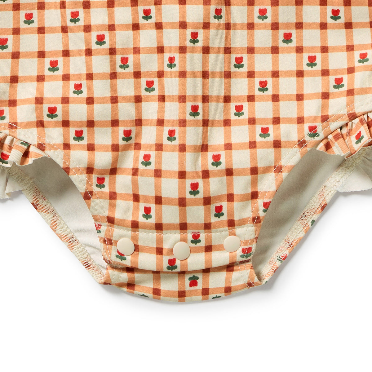 Checkerberry long sleeve Swimsuit