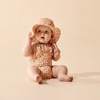 Checkerberry Swim Sun Hat