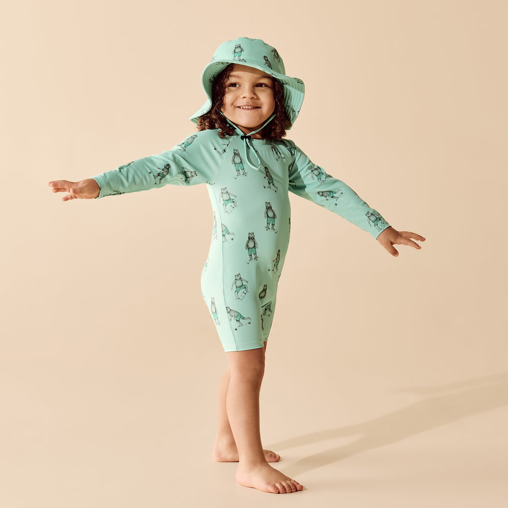 Skater Club Swim Sun Hat