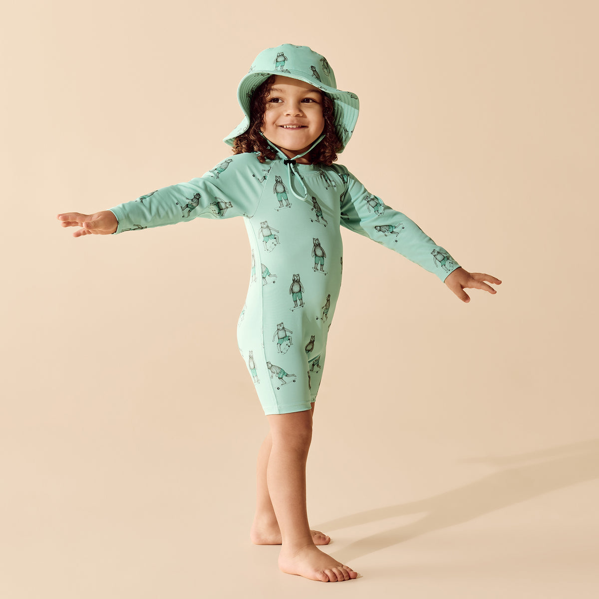 Skater Club Swim Sun Hat