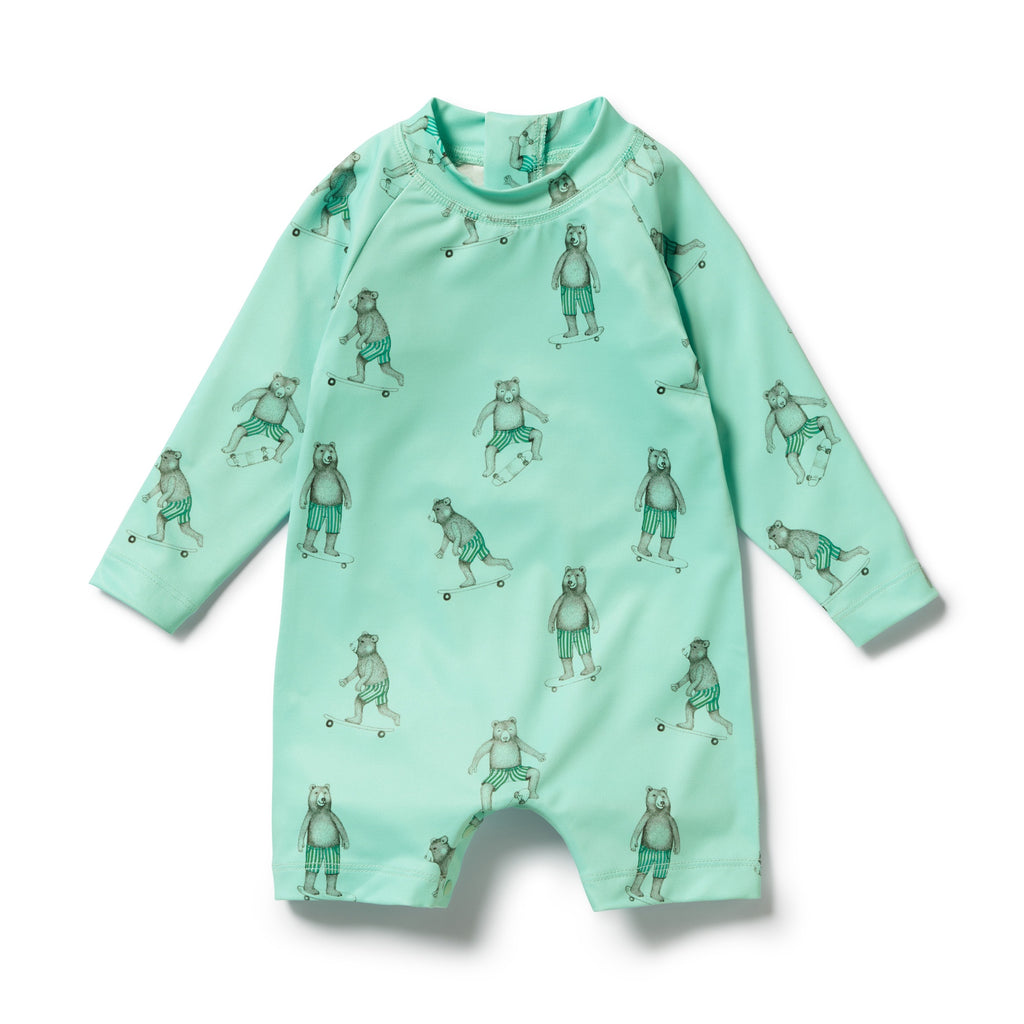 Skater Club One Piece Boyleg Swimsuit