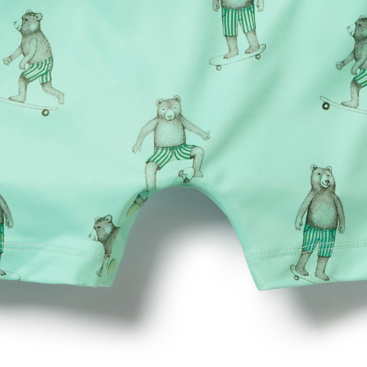 Skater Club One Piece Boyleg Swimsuit