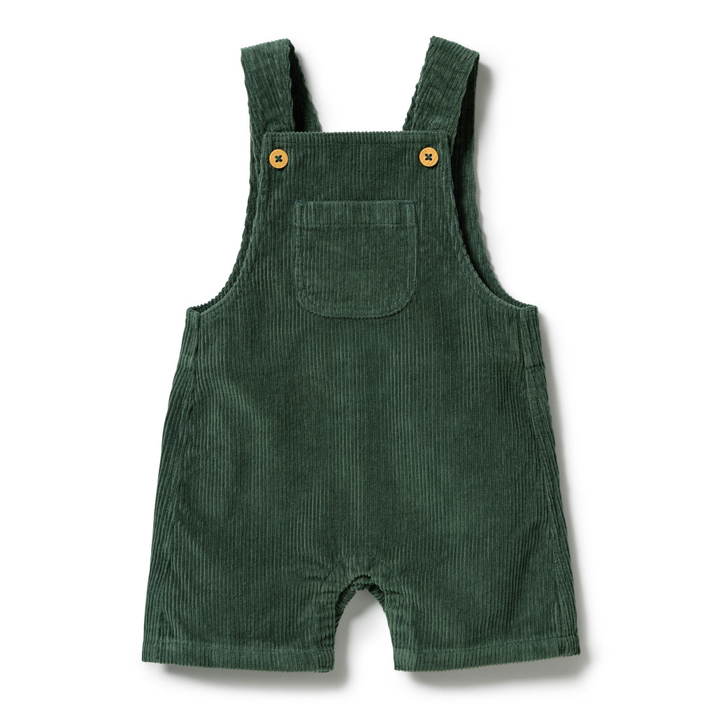 Moss Green Organic Cord Overall